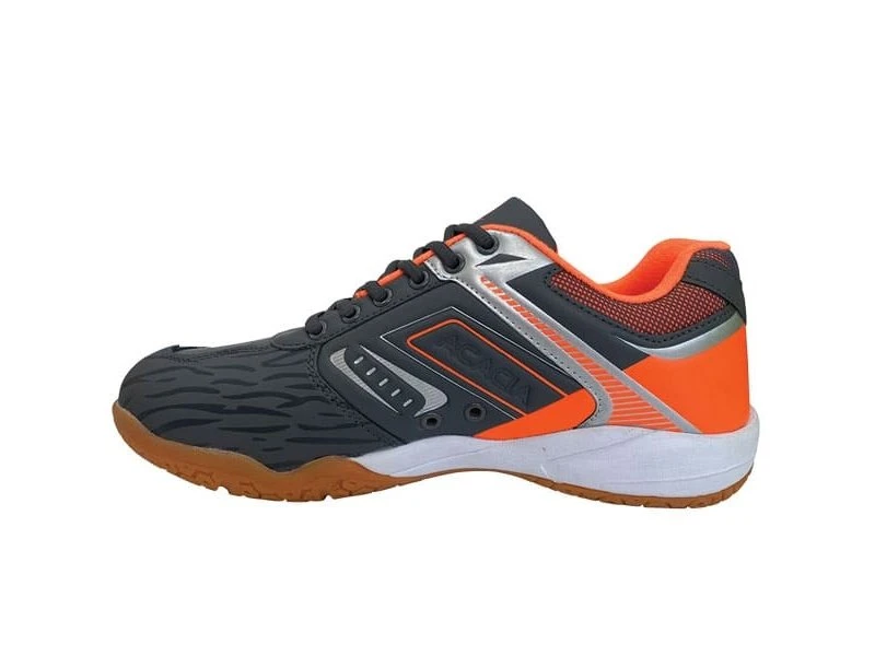 Acacia Sports HyperShot Men's Pickleball Shoes Grey/Orange 2 Acacia Sports HyperShot Men's Pickleball Shoes Grey/Orange - Image 2