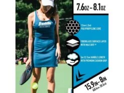 Franklin Christine McGrath 13mm Signature Pickleball Paddle Black/Blue -Sports Equipment franklin christine mcgrath 13mm signature pickleba 3