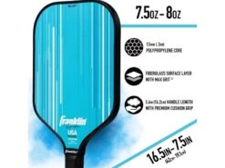 Franklin Signature Pro 13 Mm Pickleball Paddle Blue -Sports Equipment franklin signature pro 13 mm pickleball paddle blu 3