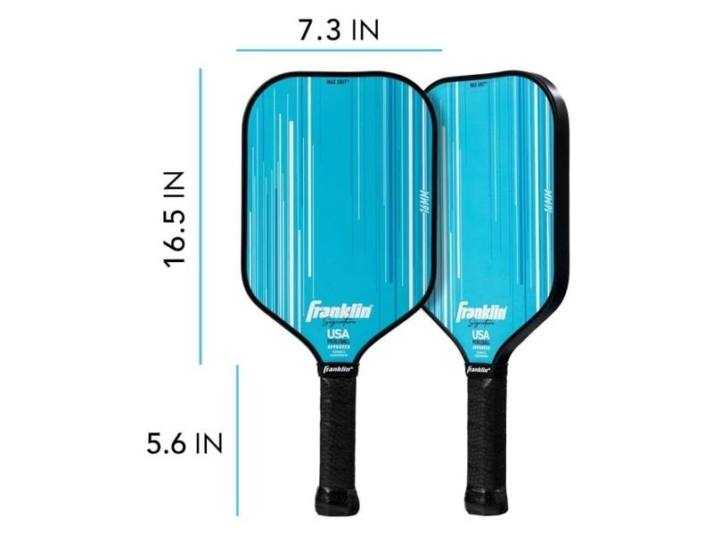 Franklin Signature Pro 16 Mm Pickleball Paddle Blue 2 Franklin Signature Pro 16 Mm Pickleball Paddle Blue - Image 2