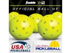 Franklin X-40 Pickleball X6 Yellow -Sports Equipment franklin x 40 pickleball x6 yellow 2