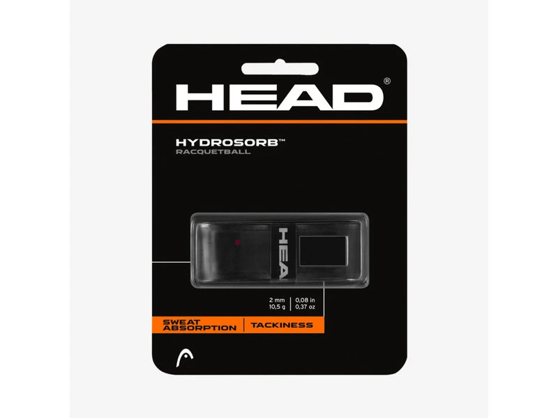 Head Hydrosorb Pro Black Racquetball Grip 1 Head Hydrosorb Pro Black Racquetball Grip