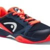 Head Juniors Sprint 2.5 Dark Blue/Neon Red Tennis Shoes