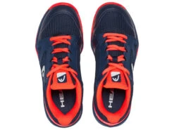 Head Juniors Sprint 2.5 Dark Blue/Neon Red Tennis Shoes -Sports Equipment head juniors sprint 25 dark blue neon red tennis s 2