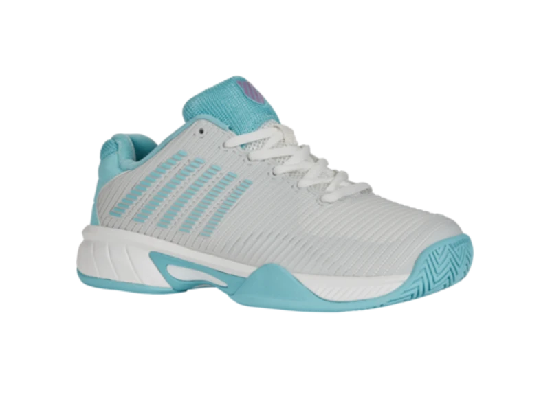 K-Swiss Hypercourt Express 2 Bright White/Angel Blue Junior Shoe 2 K-Swiss Hypercourt Express 2 Bright White/Angel Blue Junior Shoe - Image 2