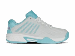 K-Swiss Hypercourt Express 2 Bright White/Angel Blue Junior Shoe