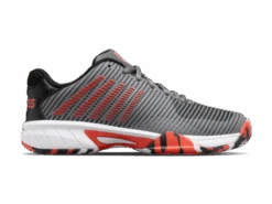 K-Swiss Hypercourt Express 2 Grey/White/Orange Junior Shoe