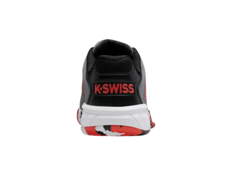 K-Swiss Hypercourt Express 2 Grey/White/Orange Junior Shoe 4 K-Swiss Hypercourt Express 2 Grey/White/Orange Junior Shoe - Image 4