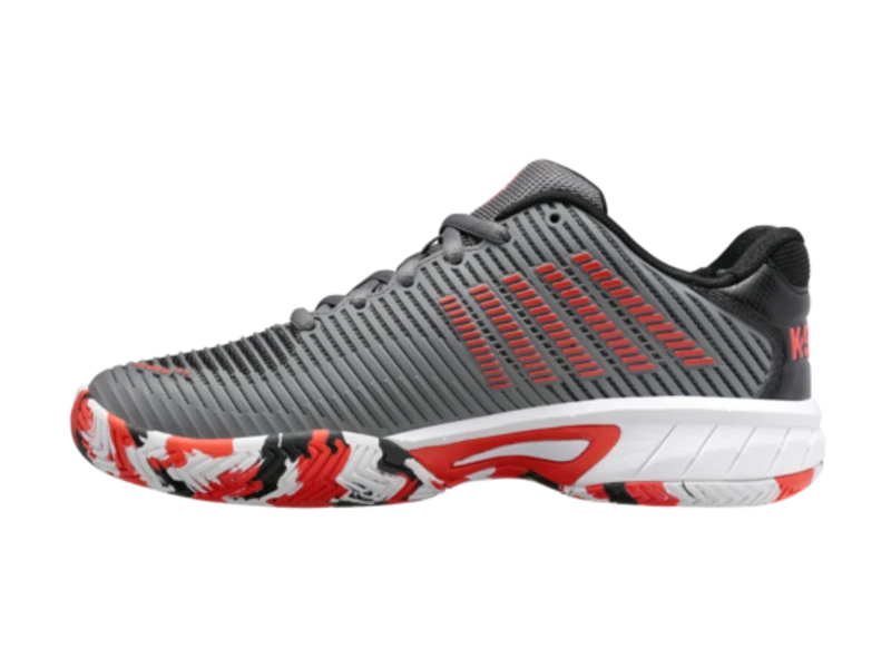 K-Swiss Hypercourt Express 2 Grey/White/Orange Junior Shoe 5 K-Swiss Hypercourt Express 2 Grey/White/Orange Junior Shoe - Image 5