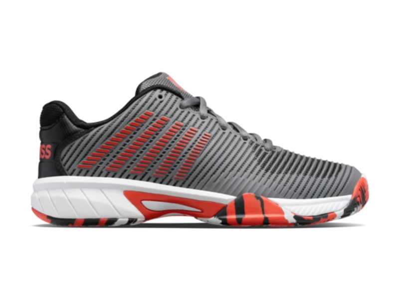 K-Swiss Hypercourt Express 2 Grey/White/Orange Junior Shoe 1 K-Swiss Hypercourt Express 2 Grey/White/Orange Junior Shoe