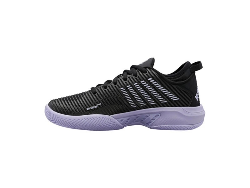 K-Swiss Hypercourt Supreme Black/Purple Women's Shoes 2 K-Swiss Hypercourt Supreme Black/Purple Women's Shoes - Image 2