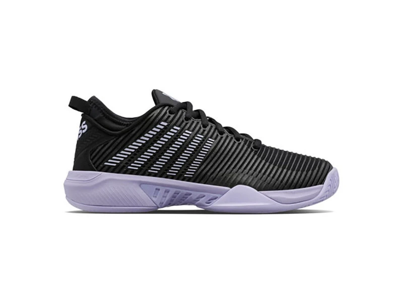 K-Swiss Hypercourt Supreme Black/Purple Women's Shoes 1 K-Swiss Hypercourt Supreme Black/Purple Women's Shoes