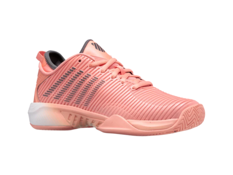 K-Swiss Hypercourt Supreme Peach/Asphalt Women's Shoes 3 K-Swiss Hypercourt Supreme Peach/Asphalt Women's Shoes - Image 3