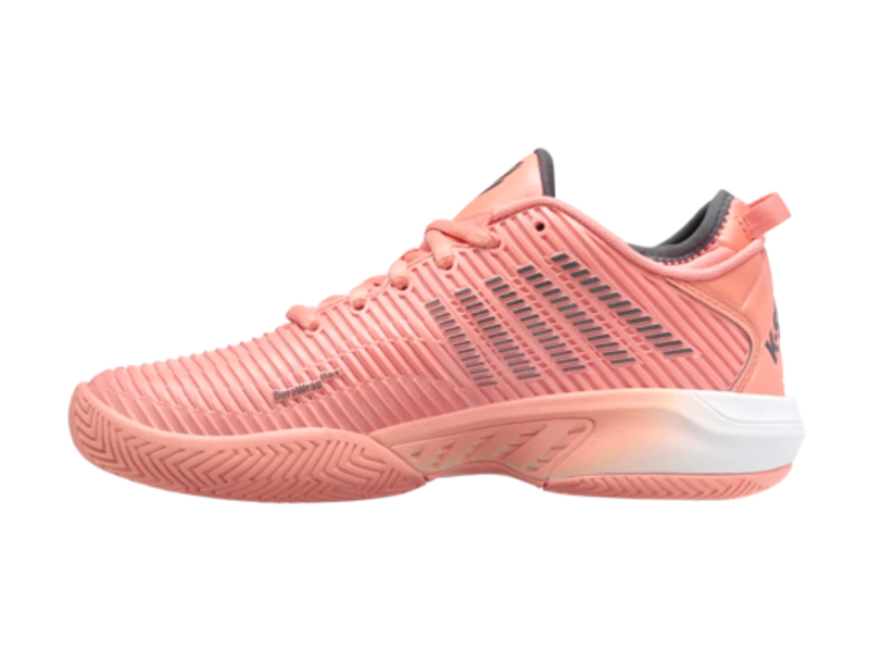 K-Swiss Hypercourt Supreme Peach/Asphalt Women's Shoes 1 K-Swiss Hypercourt Supreme Peach/Asphalt Women's Shoes
