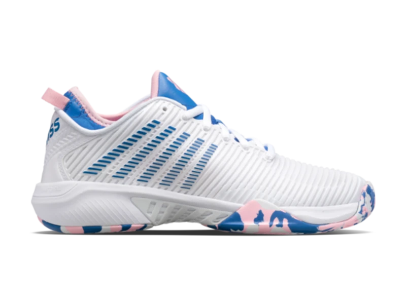 K-Swiss Hypercourt Supreme White/Blue/Pink Women's Shoes 2 K-Swiss Hypercourt Supreme White/Blue/Pink Women's Shoes - Image 2