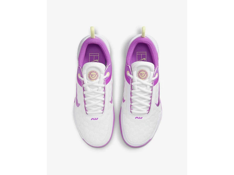 Nike Zoom Court NXT Women's Shoe- White/Fuchsia 4 Nike Zoom Court NXT Women's Shoe- White/Fuchsia - Image 4