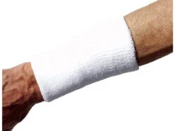 Tourna Tourna 6 Inch Wrist Towel White -Sports Equipment tourna tourna 6 inch wrist towel white 2