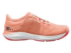 Wilson Kaos 3.0 Women's Tennis Shoes Peach/White