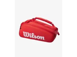 Sports Equipment 5 Wilson Super Tour 15 Pack Tennis Bag Red