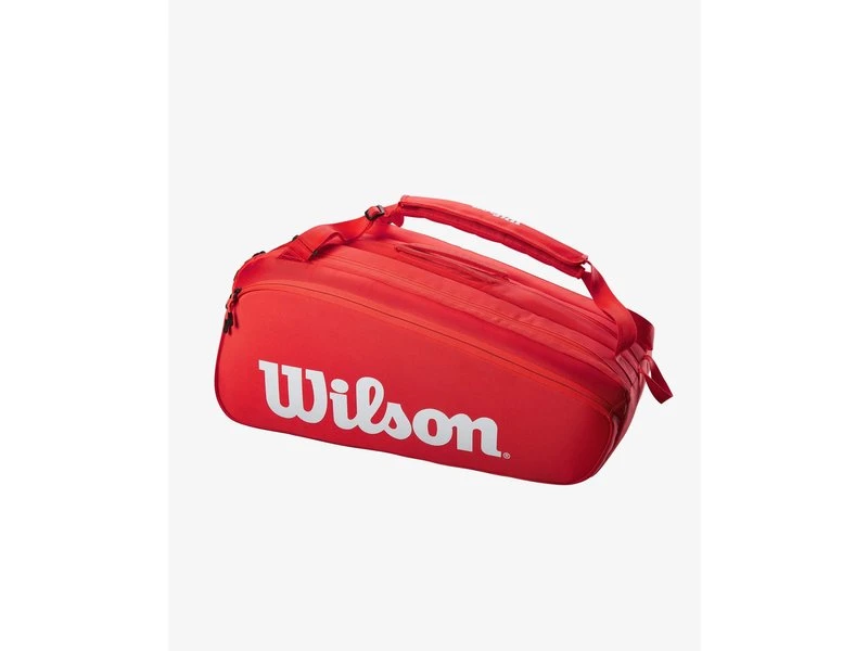 Wilson Super Tour 15 Pack Tennis Bag Red 1 Wilson Super Tour 15 Pack Tennis Bag Red
