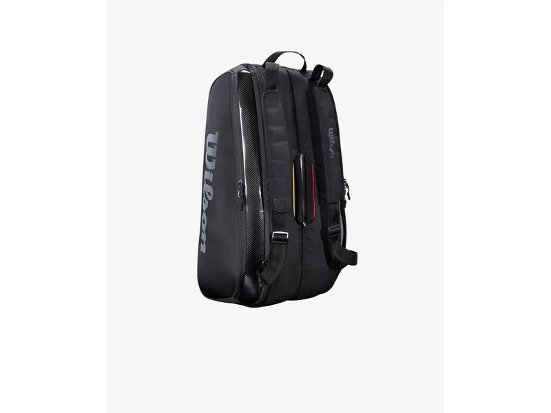 Wilson Super Tour 9 Pack Pro Staff Tennis Bag Black 2 Wilson Super Tour 9 Pack Pro Staff Tennis Bag Black - Image 2