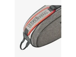 Wilson Team 3 Pack Racquet Bag- Heather Grey -Sports Equipment wilson team 3 pack racquet bag heather grey 2