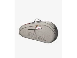 Wilson Team 3 Pack Racquet Bag- Heather Grey -Sports Equipment wilson team 3 pack racquet bag heather grey 3