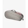 Wilson Team 6 Pack Racquet Bag- Heather Grey