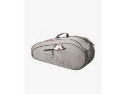 Wilson Team 6 Pack Racquet Bag- Heather Grey -Sports Equipment wilson team 6 pack racquet bag heather grey 3