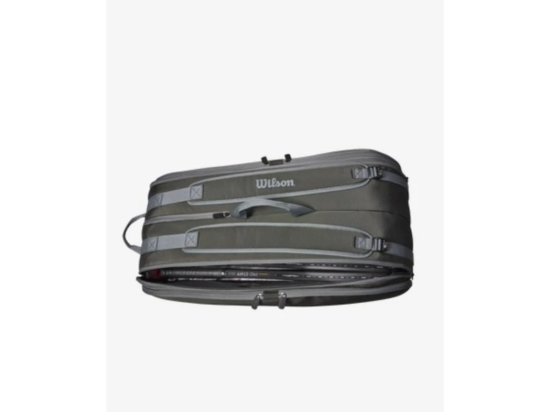Wilson Tour 12 Pack Racquet Bag- Dark Green 4 Wilson Tour 12 Pack Racquet Bag- Dark Green - Image 4